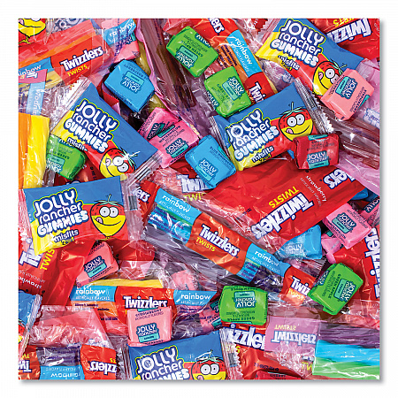 Twizzlers and Jolly Rancher Sweets Assortment Bulk Variety, Assorted Flavors, 260/Pack (22002061)