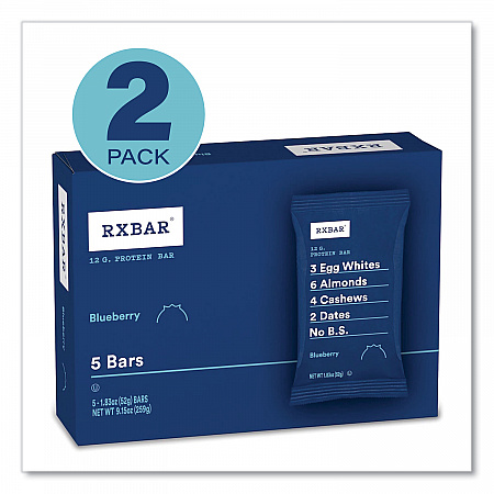Adult Bars, Blueberry, 1.83 oz Bar, 5 Bars/Box, 2 Boxes/Carton (60000741)