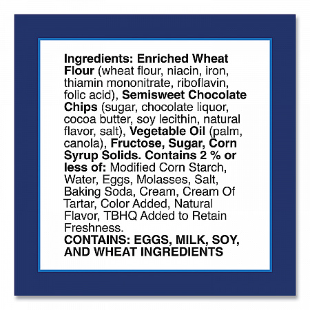 Soft Baked Mini Chocolate Chip Cookies, 1.5 oz Pouch, 28/Pack (22002056)