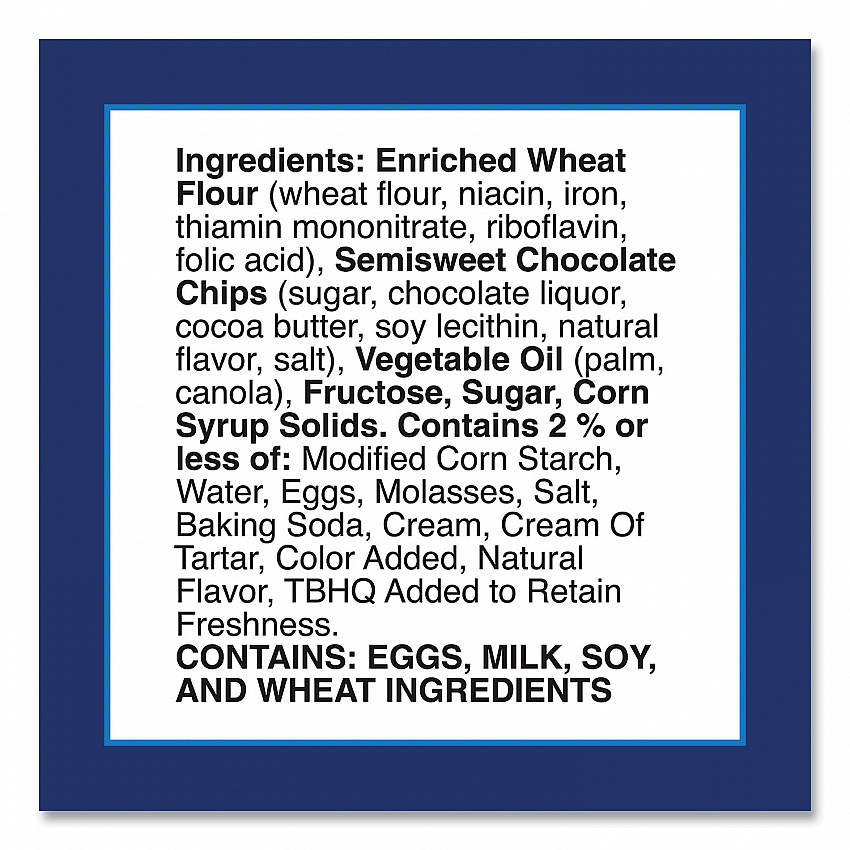 Soft Baked Mini Chocolate Chip Cookies, 1.5 oz Pouch, 28/Pack (22002056)