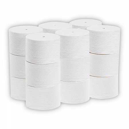 Angel Soft ps Compact Coreless Premium Bathroom Tissue, 2-Ply, White, 660 Sheets/Roll, 18 Rolls/Carton (19379)