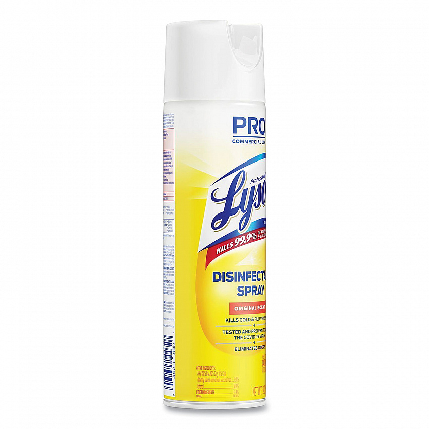 Disinfectant Spray, Original Scent, 19 oz Aerosol Spray, 12/Carton (04650CT)