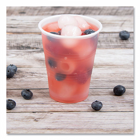 High-Impact Polystyrene Cold Cups, 10 oz, Plastic, Translucent, 100/Sleeve, 25 Sleeves/Carton (Y10)