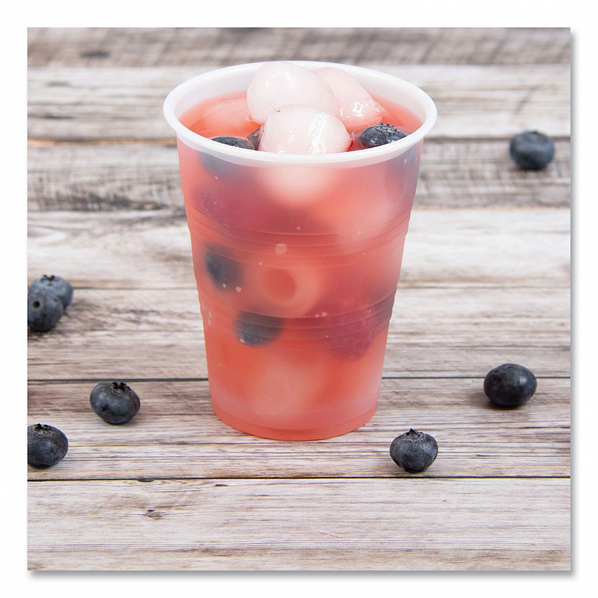 High-Impact Polystyrene Cold Cups, 10 oz, Plastic, Translucent, 100/Sleeve, 25 Sleeves/Carton (Y10)