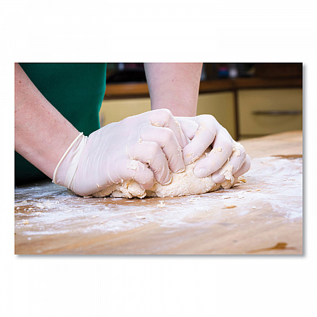 Latex Gloves, Powdered, Small, 4 mil Thick, 9.45