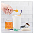 Compostable Paper Hot Cups, ProPlanet Seal, 20 oz, White/Green, 600/Carton (420PLAPLANET)
