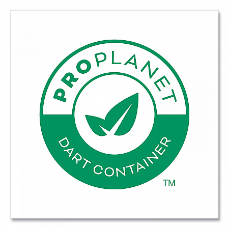Compostable Paper Hot Cups, ProPlanet Seal, 8 oz, White/Green, 1,000/Carton (378PLAPLANET)