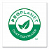 Compostable Paper Hot Cups, ProPlanet Seal, 8 oz, White/Green, 1,000/Carton (378PLAPLANET)