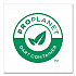 Compostable Paper Hot Cups, ProPlanet Seal, 16 oz, White/Green, 1,000/Carton (316PLAPLANET)