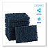 Extra Heavy-Duty Scouring Pad, 3.5 x 5, Dark Blue, 20/Carton (188)