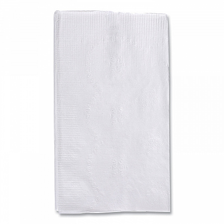 1/8-Fold Dinner Napkins, 2-Ply, 15 x 17, White, 150/Pack, 20 Packs/Carton (8321W)