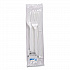 Six-Piece Cutlery Kit, Mediumweight, Fork/Knife/Napkin/Pepper/Salt/Spoon, Plastic, White, 250/Carton (FKTNSMWPSWH)
