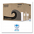 Six-Piece Cutlery Kit, Mediumweight, Fork/Knife/Napkin/Pepper/Salt/Spoon, Plastic, White, 250/Carton (FKTNSMWPSWH)