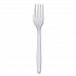 Heavyweight Wrapped Polypropylene Cutlery, Fork, Plastic, White, 1,000/Carton (FORKHWPPWIW)