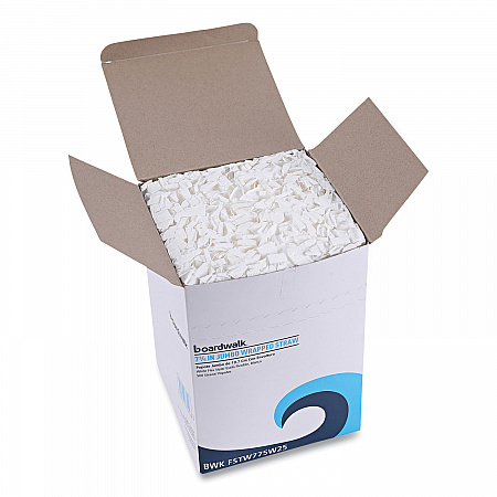 Flexible Wrapped Straws, 7.75