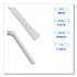 Flexible Wrapped Straws, 7.75