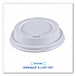 Hot Cup Lids, Fits 8 oz Hot Cups, Plastic, White, 50/Sleeve, 20 Sleeves/Carton (HOTWH8)