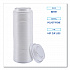 Hot Cup Lids, Fits 8 oz Hot Cups, Plastic, White, 50/Sleeve, 20 Sleeves/Carton (HOTWH8)