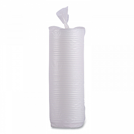 Hot Cup Lids, Fits 8 oz Hot Cups, Plastic, White, 50/Sleeve, 20 Sleeves/Carton (HOTWH8)