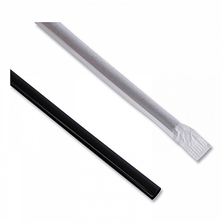 Wrapped Jumbo Straws, 7.75