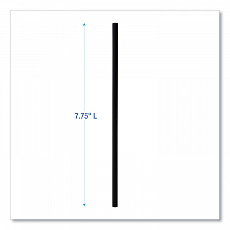 Wrapped Jumbo Straws, 7.75