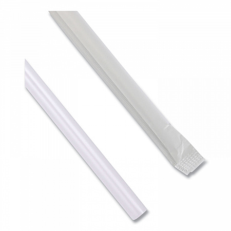 Wrapped Jumbo Straws, 7.75