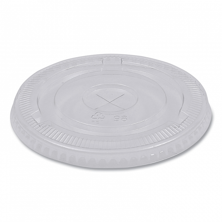 PET Cold Cup Lids, Fits 14 oz to 24 oz Cold Cups, Plastic, Clear, 100/Sleeve, 10 Sleeves/Carton (PETSTRAW)