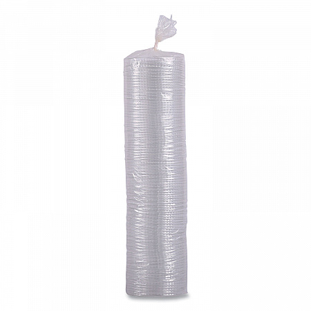 PET Cold Cup Lids, Fits 14 oz to 24 oz Cold Cups, Plastic, Clear, 100/Sleeve, 10 Sleeves/Carton (PETSTRAW)