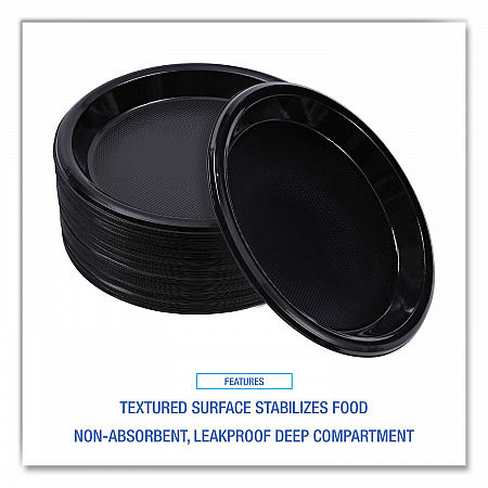 Hi-Impact Plastic Dinnerware, Plate, 10