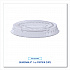 Souffle/Portion Cup Lids, Fits 1 oz Portion Cups, Plastic, Clear, 2,500/Carton (PRTLID1)