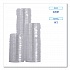 Souffle/Portion Cup Lids, Fits 1 oz Portion Cups, Plastic, Clear, 2,500/Carton (PRTLID1)