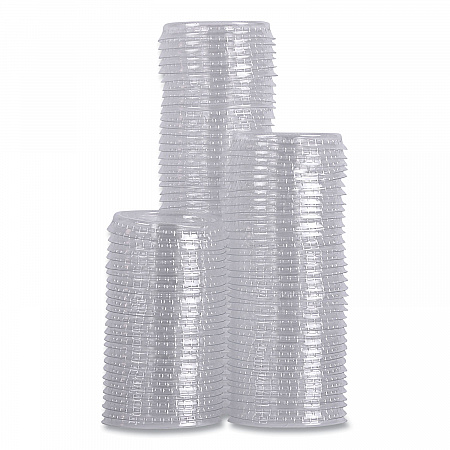 Souffle/Portion Cup Lids, Fits 1 oz Portion Cups, Plastic, Clear, 2,500/Carton (PRTLID1)