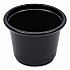 Souffle/Portion Cups, 1 oz, Plastic, Black, 125/Sleeve, 20 Sleeves/Carton (PRTN1BL)
