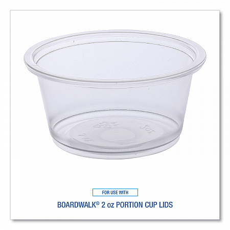 Souffle/Portion Cups, 2 oz, Plastic, Clear, 125/Sleeve, 20 Sleeves/Carton (PRTN2TS)