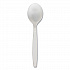 Heavyweight Polypropylene Cutlery, Soup Spoon, Plastic, White, 1,000/Carton (SOUPHWPPWH)