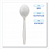 Heavyweight Polypropylene Cutlery, Soup Spoon, Plastic, White, 1,000/Carton (SOUPHWPPWH)
