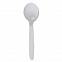 Mediumweight Polystyrene Cutlery, Soup Spoon, Plastic, White, 1,000/Carton (SOUPSPOON)
