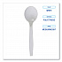 Mediumweight Polystyrene Cutlery, Soup Spoon, Plastic, White, 1,000/Carton (SOUPSPOON)