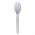 Mediumweight Polystyrene Cutlery, Spoon, Plastic, White, 100/Box, 10 Boxes/Carton (SPOONMWPSCT)