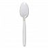 Heavyweight Polypropylene Cutlery, Spoon, Plastic, White, 1,000/Carton (TEAHWPPWH)