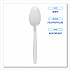 Heavyweight Polypropylene Cutlery, Spoon, Plastic, White, 1,000/Carton (TEAHWPPWH)