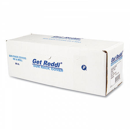 Bun Rack/Pan Cover Film, 52 x 80, 1-Rack, 15 Micron, Clear, 50/Carton (BR52X80)