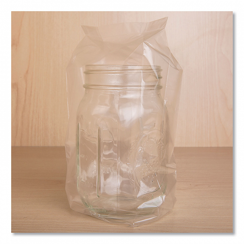 Food Bags, 16 oz, 4" x 2" x 8", Clear, 1,000/Carton (PB040208)