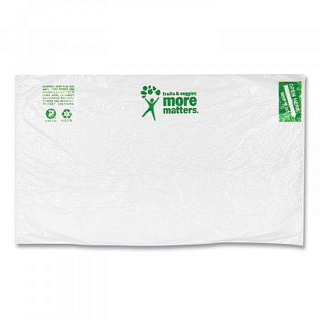Produce Bags, Fruits and Veggies - More Matters Labeling, 0.35 mil, 12
