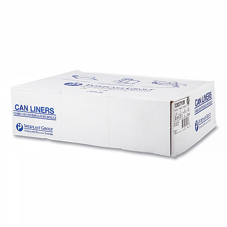 High-Density Commercial Can Liners, 30 gal, 10 mic, 30