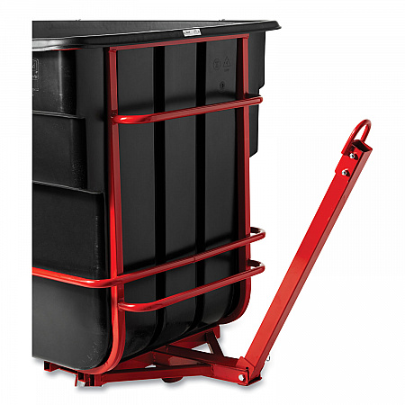 1 cu yd BRUTE Rotomolded Towable Tilt Truck, 2,100 lb Capacity, Black (FG131641BLA)
