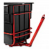1 cu yd BRUTE Rotomolded Towable Tilt Truck, 2,100 lb Capacity, Black (FG131641BLA)