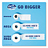 Ultra Soft Bathroom Tissue, Mega Roll, Septic Safe, 2-Ply, White, 208 Sheets/Roll, 4 Rolls/Pack, 8 Packs/Carton (19261CT)