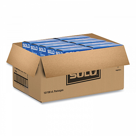 Impress Heavyweight Full-Length Polystyrene Cutlery, Fork, Plastic, White, 100/Box, 10 Boxes/Carton (HSWFX0007)
