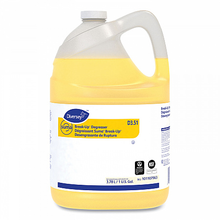 Suma Break-Up Degreaser D3.51, 1 gal Bottle, 4/Carton (101107963)